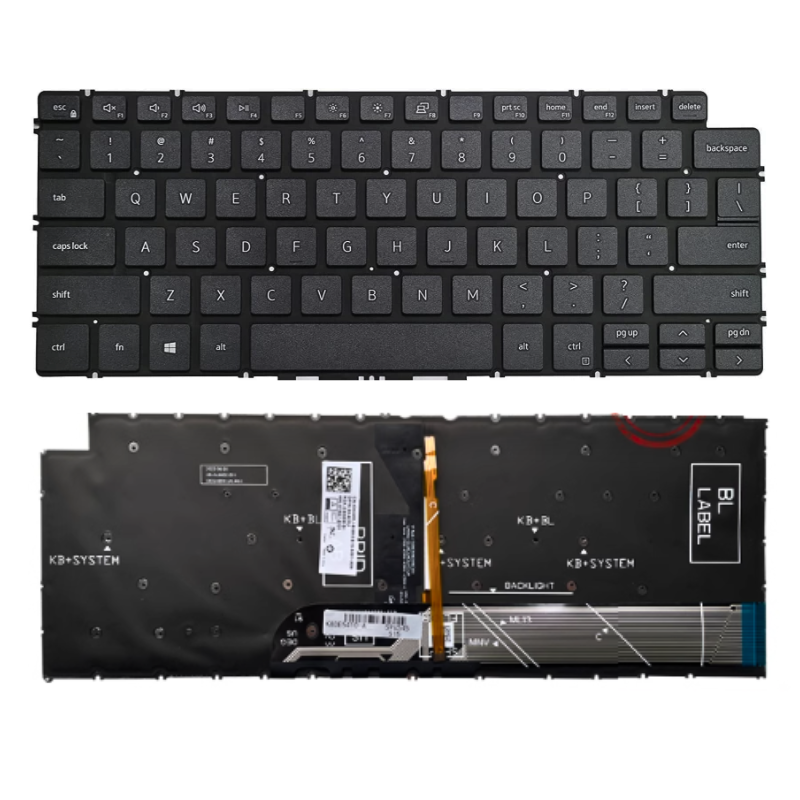 Chargez l'image dans la visionneuse de la galerie, DELL Vostro 14Pro 7620 14 5410 7415 9710 Latitude 3420 Series - Laptop Keyboard With Back Light US Layout - Polar Tech Australia