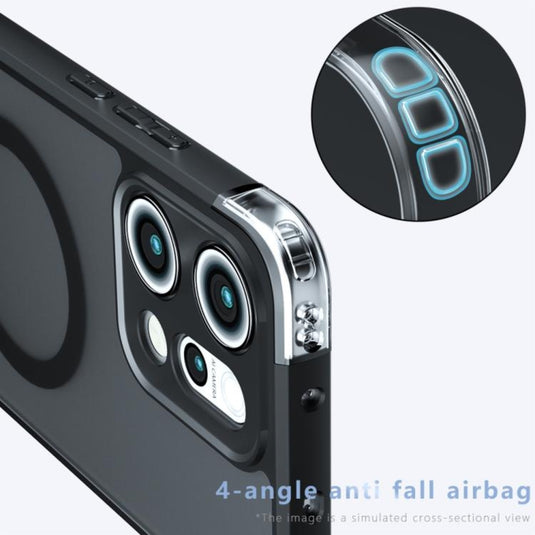 OPPO Reno14 5G (PLA110, CPH2737) - Flexible Silicone + Transparent Hard Acrylic Shockproof Case - Polar Tech Australia