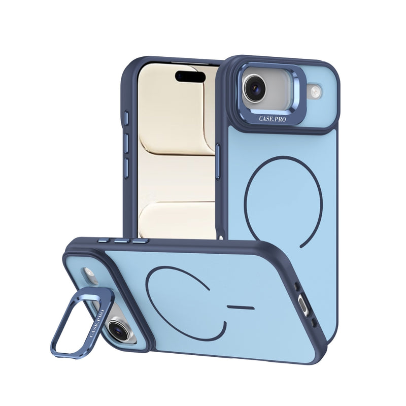 Chargez l'image dans la visionneuse de la galerie, Apple iPhone 17 Air - Zore Notron MagSafe Charging Case with Camera Stand - Polar Tech Australia