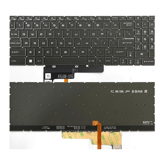 MSI GF66 MS-1582 GF76 GL76 GL66 MS-17L1 MS-17H3 Series - Laptop Keyboard With Backlit US Layout - Polar Tech Australia