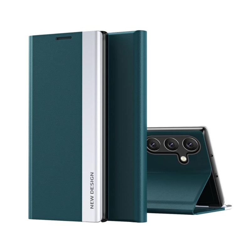 Chargez l'image dans la visionneuse de la galerie, Samsung Galaxy A17 (SM-A176) - Side Electroplated Adsorption Leather Phone Case - Polar Tech Australia