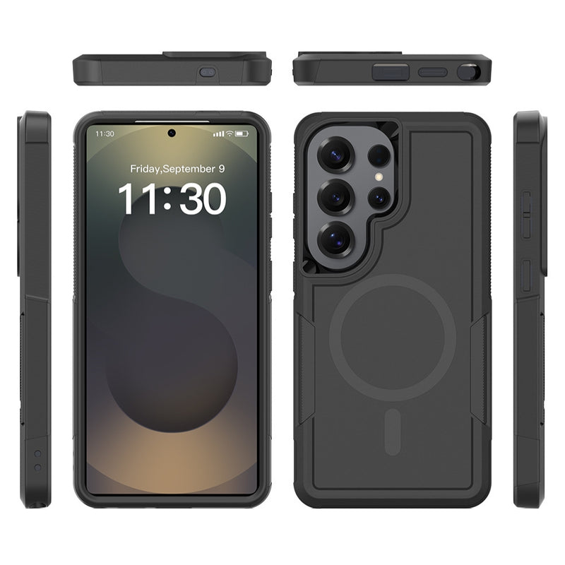 Cargue la imagen en el visor de la galería, Samsung Galaxy S26 / S26 Plus / S26 Ultra - PC + TPU 2-in-1 Magnetic Shockproof Protective Case