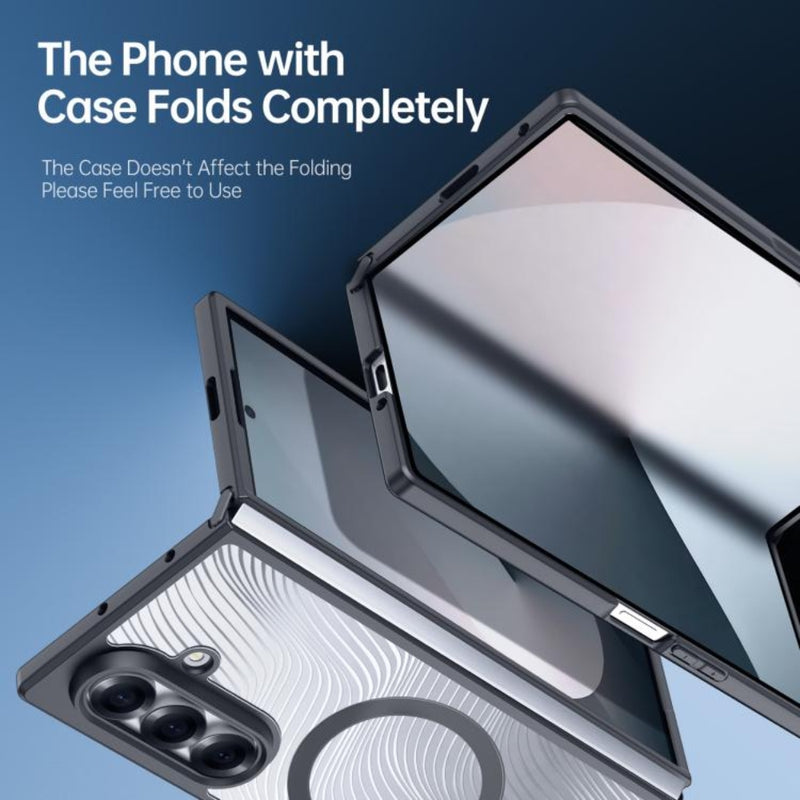 Cargue la imagen en el visor de la galería, Samsung Galaxy Z Fold7 5G - DUX DUCIS Aimo Mag Series TPU + PC MagSafe Frosted Feel Phone Case - Polar Tech Australia
