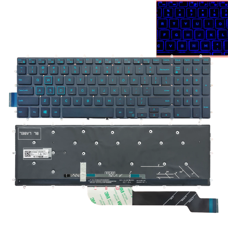 Load image into Gallery viewer, Dell Vostro 15 7580 / Inspiron 7577 7567 5570 5565 5567 / G5 5590 / G3 3590 / G7 7790 Series - Laptop Keyboard With Backlit US English Layout - Polar Tech Australia
