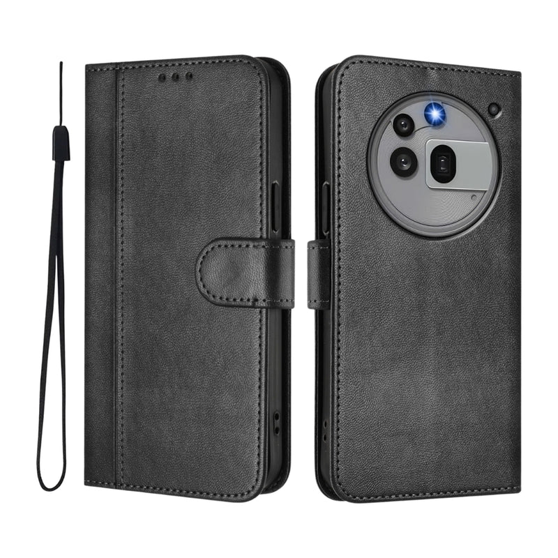 Chargez l'image dans la visionneuse de la galerie, Nothing CMF Phone 1 - Line Splicing Buckle Retro Leather Phone Case - Polar Tech Australia
