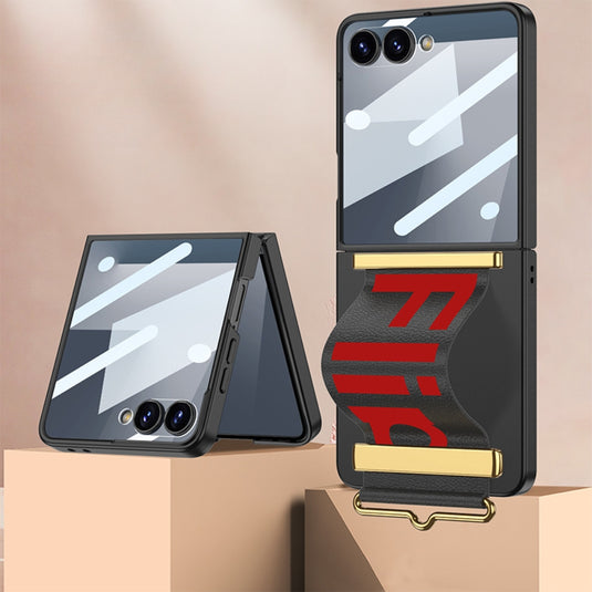 Samsung Galaxy Z Flip7 5G - Integrated Ultra-thin Wristband Holder Phone Case - Polar Tech Australia
