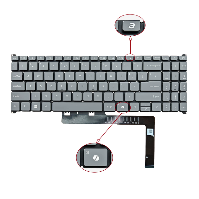 Load image into Gallery viewer, Acer Aspire Go 15 AG15-21P AG15-51P - Laptop Keyboard With Backlit US English Layout - Polar Tech Australia