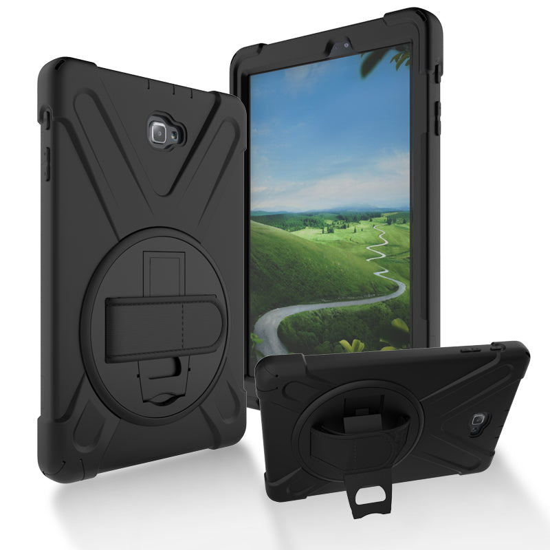 Cargue la imagen en el visor de la galería, Samsung Galaxy Tab S2 8.0" 2015 (T710 / T713 / T715) Heavy Duty 360 Degree Rotate Stand Hand Strap Case - Polar Tech Australia