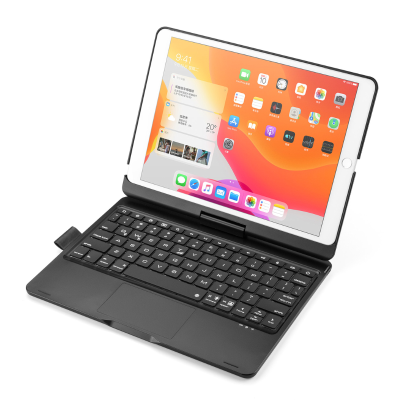 Cargue la imagen en el visor de la galería, 360 Degree Rotating Wireless Touchpad Keyboard Cover Case for iPad 10“/11” 10/11th Gen 2022/2025 - KIBO