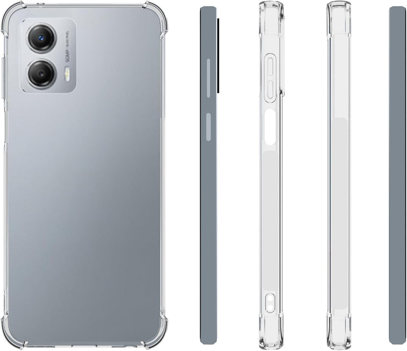 Cargue la imagen en el visor de la galería, Motorola Moto G 5G 2023 - AirPillow Cushion Transparent Soft Clear TPU Four Corners Protective Case - Polar Tech Australia