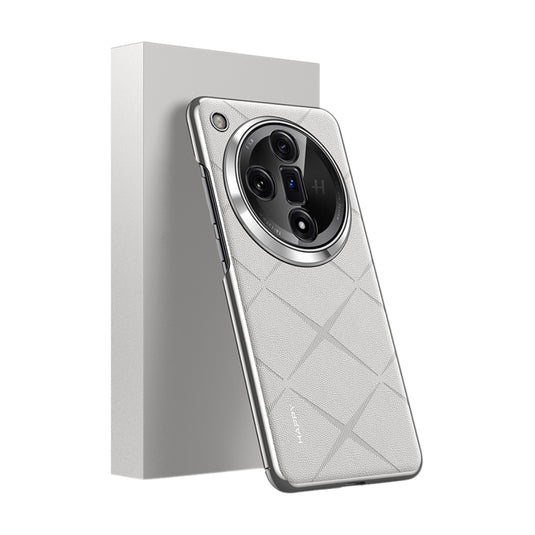 OPPO Find X7/Ultra - Plain Leather PC Phone Case - Polar Tech Australia