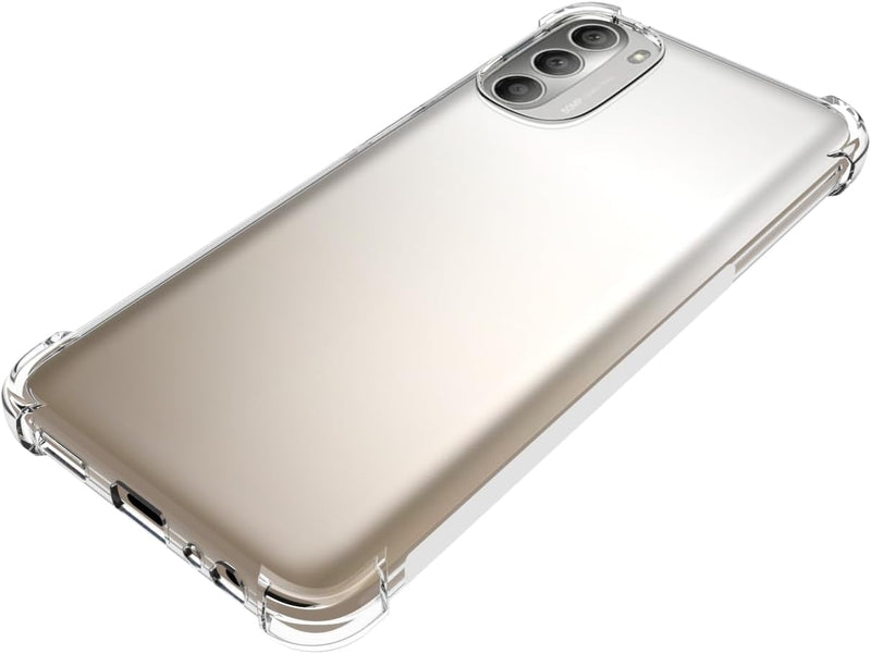Cargue la imagen en el visor de la galería, Motorola Moto G 2022 - AirPillow Cushion Transparent Soft Clear TPU Four Corners Protective Case - Polar Tech Australia