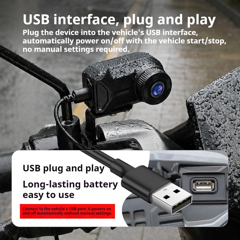 Cargue la imagen en el visor de la galería, 2K 130° Wide-Angle WiFi Waterproof Motorcycle Recording Dash Cam