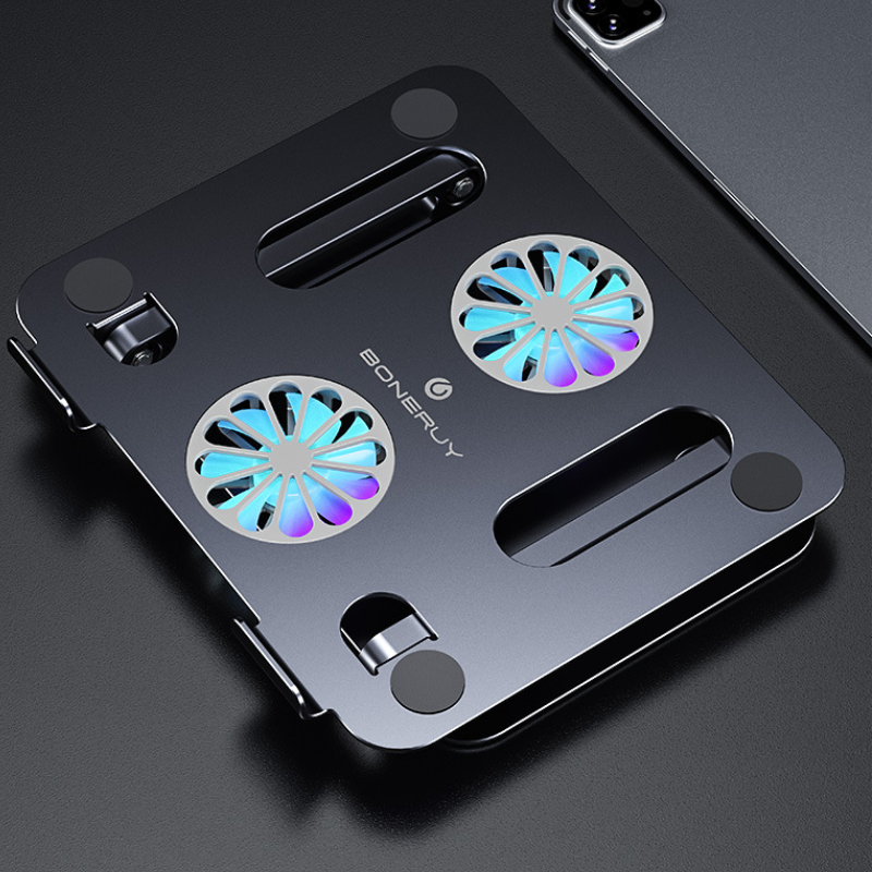 Load image into Gallery viewer, Height-Adjustable Laptop Cooling Pad with Quiet Fan - Perfect for Home or Office - Polar Tech Australia