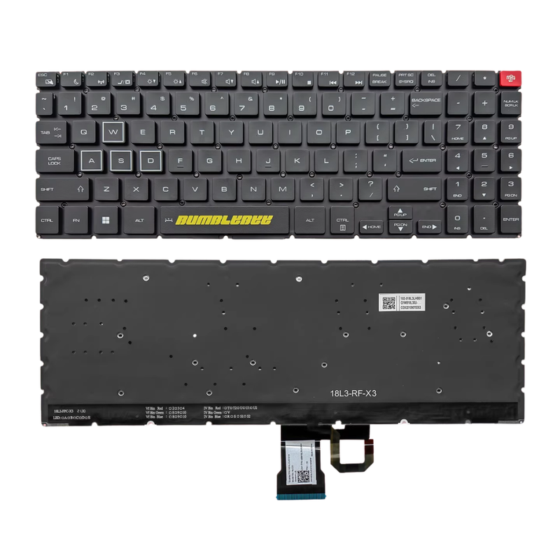 Load image into Gallery viewer, Gigabyte AORUS 15-XA 15-X9 15-W9 15-WA 15-SA Series - Laptop Keyboard With Backlit US English Layout - Polar Tech Australia