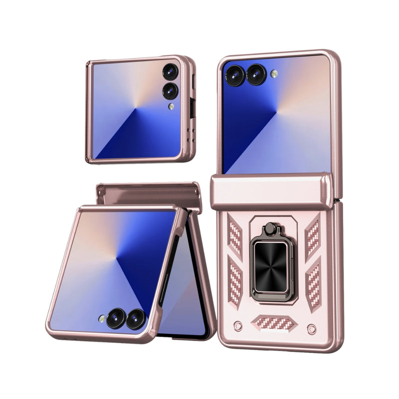 Load image into Gallery viewer, Samsung Galaxy Z Flip7 5G - Sliding Window Hinge Phone Case with Ring Stand - Polar Tech Australia