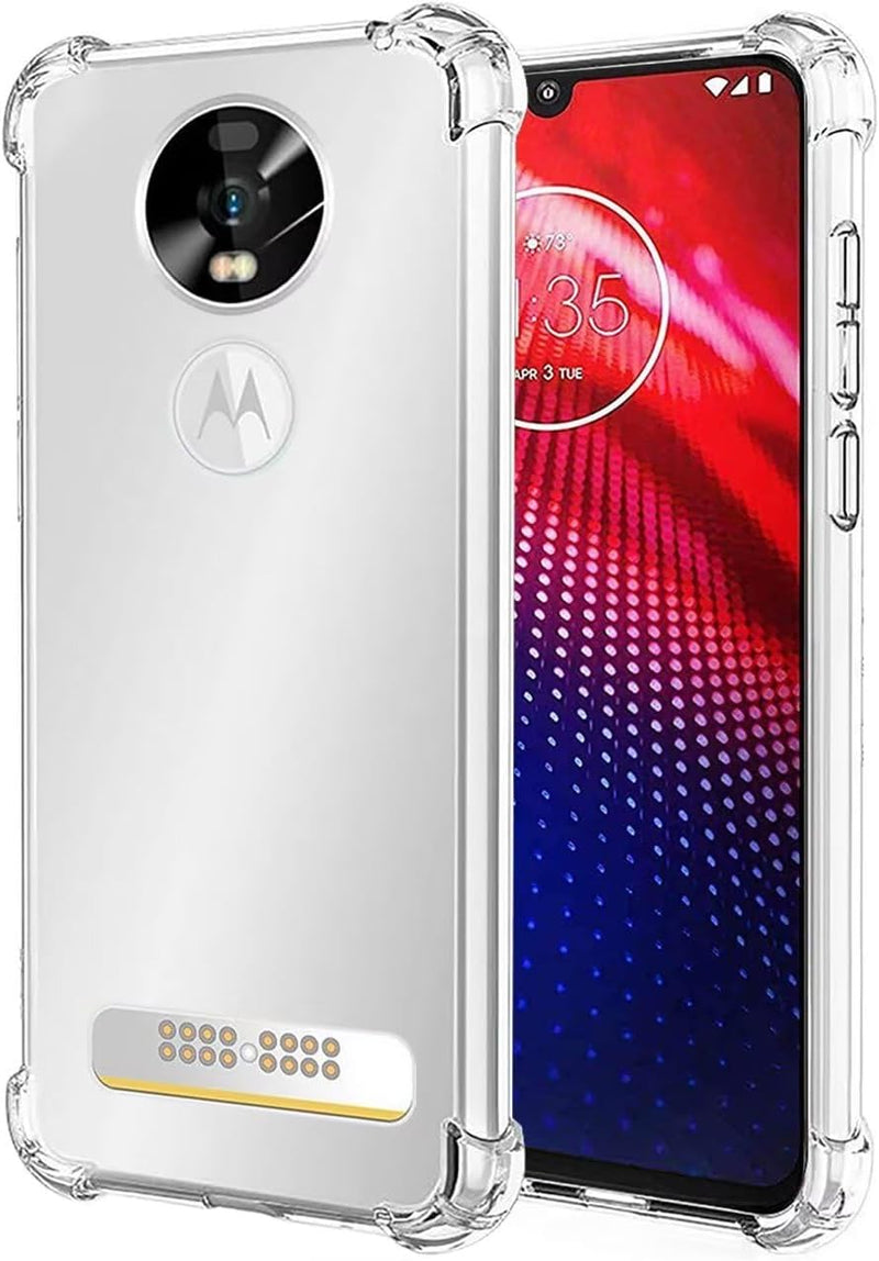 Load image into Gallery viewer, Motorola Moto Z4/Moto Z4 Play/Moto Z4 Force - AirPillow Cushion Transparent Soft Clear TPU Four Corners Protective Case - Polar Tech Australia