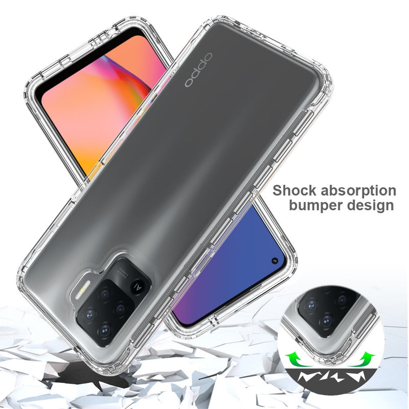 Load image into Gallery viewer, OPPO A94 4G (CPH2203) - Transparent TPU + PC Anti-Drop Phone Case - Polar Tech Australia