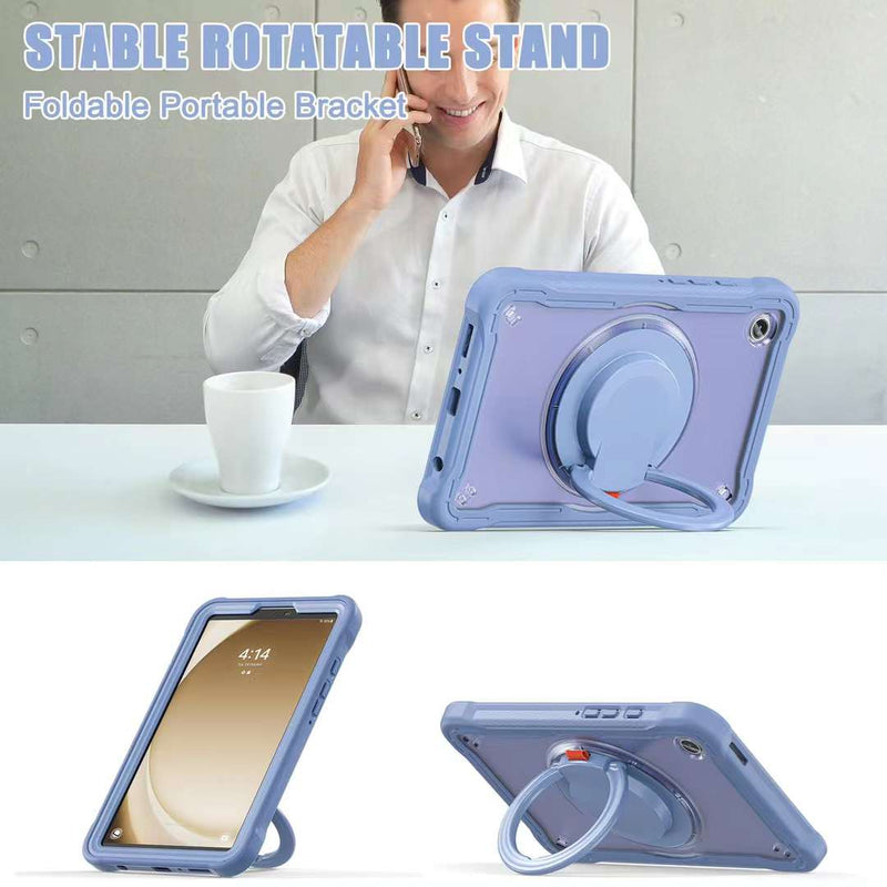 Cargue la imagen en el visor de la galería, Samsung Galaxy Tab A9 Plus 11" 2023 (SM-X210 / X215 / X216) Heavy Duty Ring Holder Stand EVA Protection Case - Polar Tech Australia