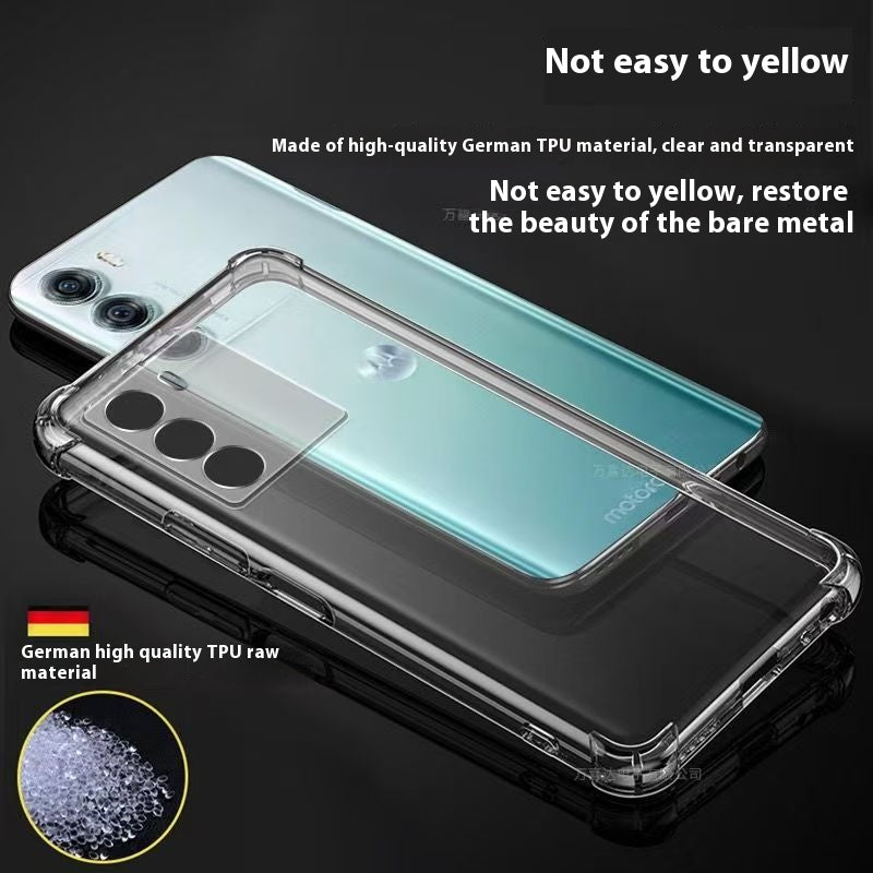 Load image into Gallery viewer, Motorola Moto Edge S30 - AirPillow Cushion Transparent Soft Clear TPU Four Corners Protective Case - Polar Tech Australia