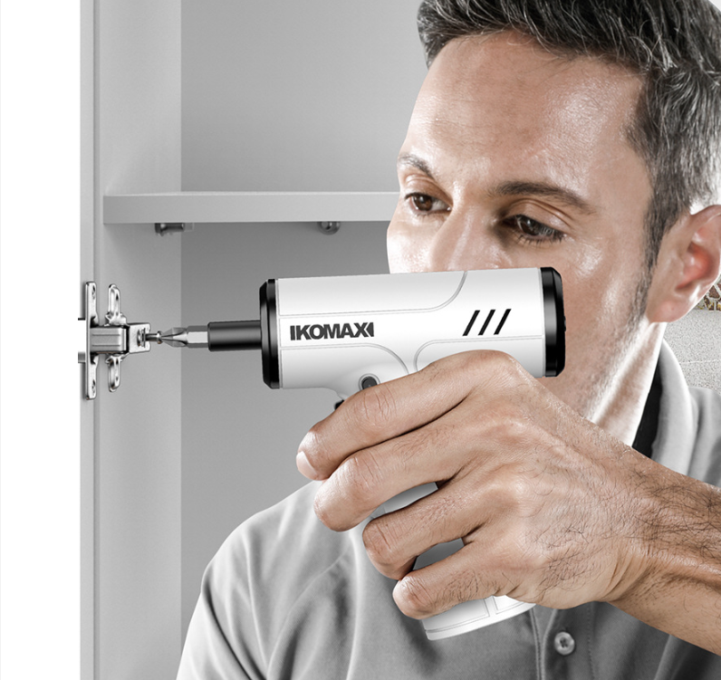 Load image into Gallery viewer, Komax White Portable USB Rechargeable 4 Speed Cordless Electric Screwdriver with LED - Polar Tech Australia