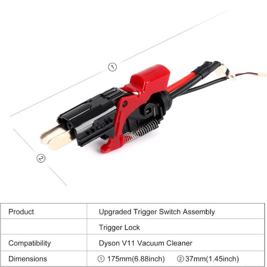 Dyson V11 Vacuum Cleaner - Strong Trigger Switch Assembly Upgraded Power Button - Polar Tech Australia