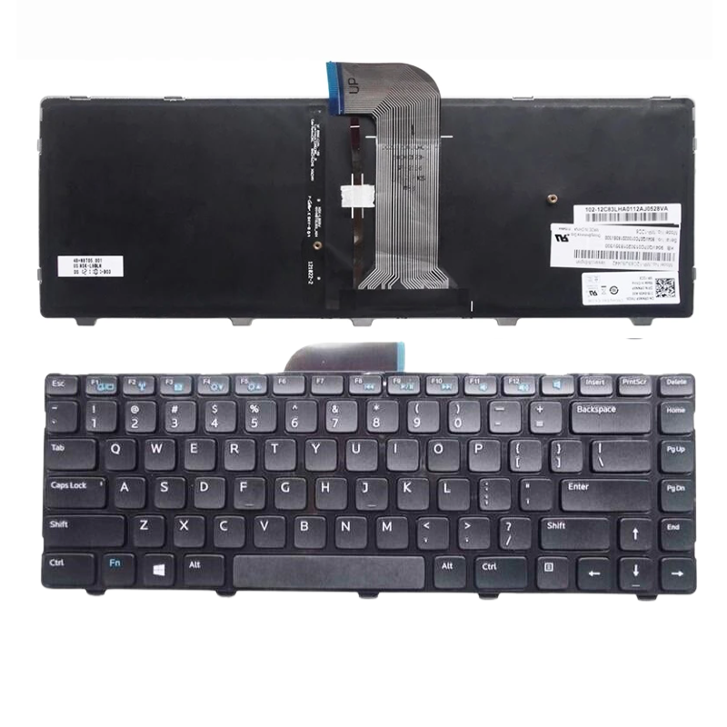 Chargez l'image dans la visionneuse de la galerie, DELL V3421 3421 2421 5421 5437 5435 M431R 15Z 5523 Series - Laptop Keyboard With Back Light US Layout - Polar Tech Australia