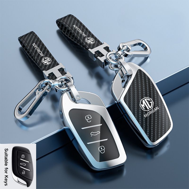Cargue la imagen en el visor de la galería, MG Zinc Alloy + TPU Smart Car Key Fob Case Cover For MG3, MG5, MG6, MG7, GT, GSF, ONE, ZS, EV EZS, HS, EHS,ONE - Polar Tech Australia