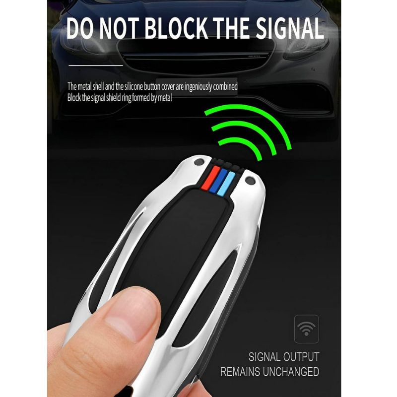 Load image into Gallery viewer, Tesla Metal Car Key Fob Casefor Model X - Polar Tech Australia