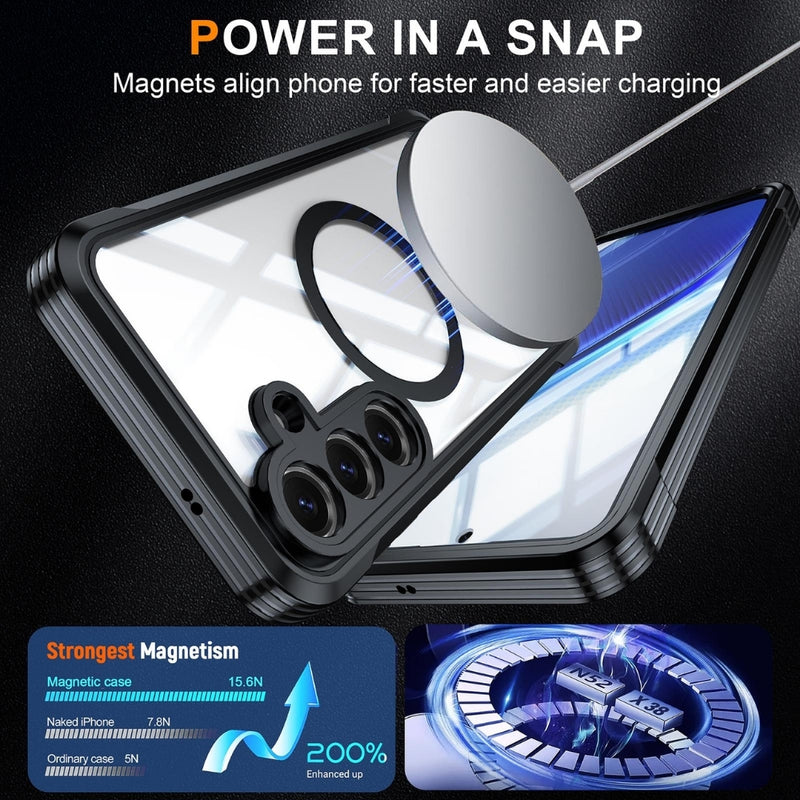 Cargue la imagen en el visor de la galería, Samsung Galaxy S26 FE - Tempered Glass MagSafe Phone Case
