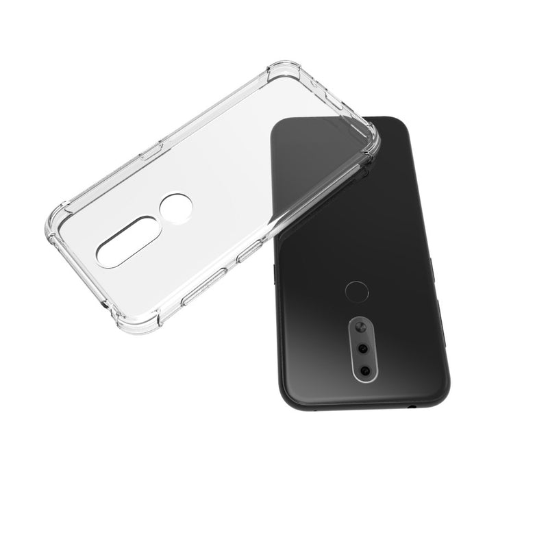 Cargue la imagen en el visor de la galería, Nokia 4.2 - AirPillow Cushion Transparent Soft Clear TPU Four Corners Protective Case - Polar Tech Australia