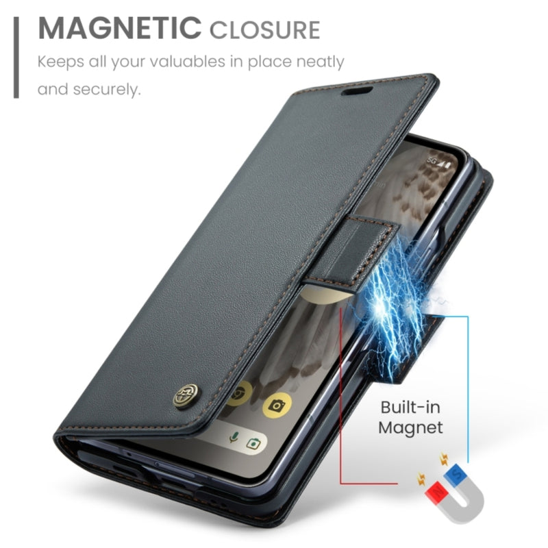 Load image into Gallery viewer, Google Pixel Fold - Butterfly Buckle Litchi Texture RFID Anti-theft Leather Phone Case - Polar Tech Australia