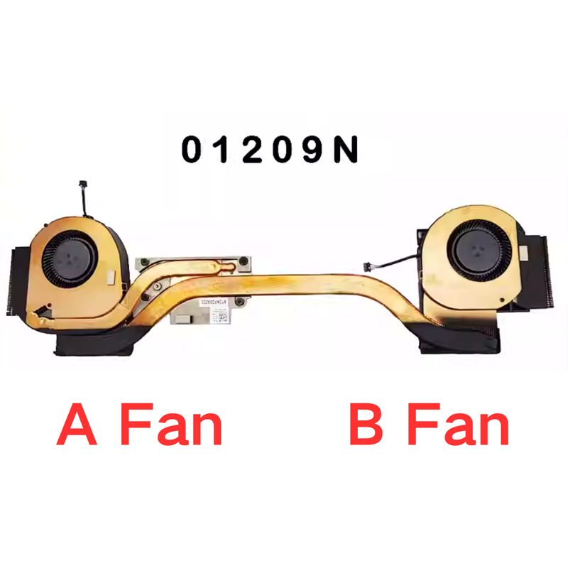 Chargez l'image dans la visionneuse de la galerie, Dell Precision 7530 P74F001 Series - Laptop CPU & GPU Cooling Fan Cooler With Heatsink