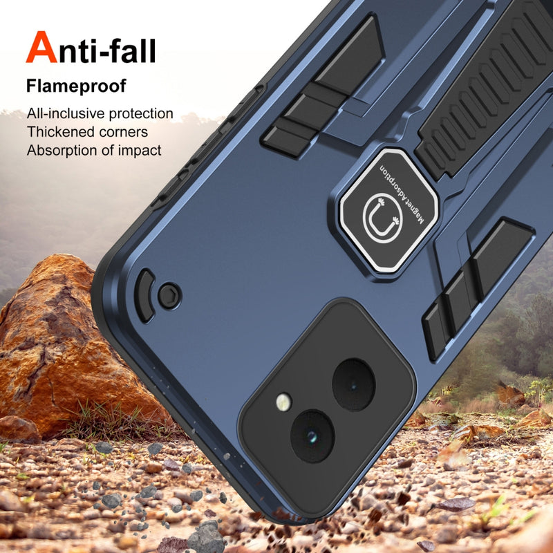 Cargue la imagen en el visor de la galería, Motorola Moto G84 - TPU + PC Full Body Shockproof Phone Case with a Hidden Kickstand - Polar Tech Australia