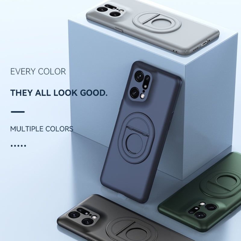 Chargez l'image dans la visionneuse de la galerie, OPPO Find X5/Pro - Magsafe Hidden Fold Holder Full Coverage Shockproof Phone Case - Polar Tech Australia