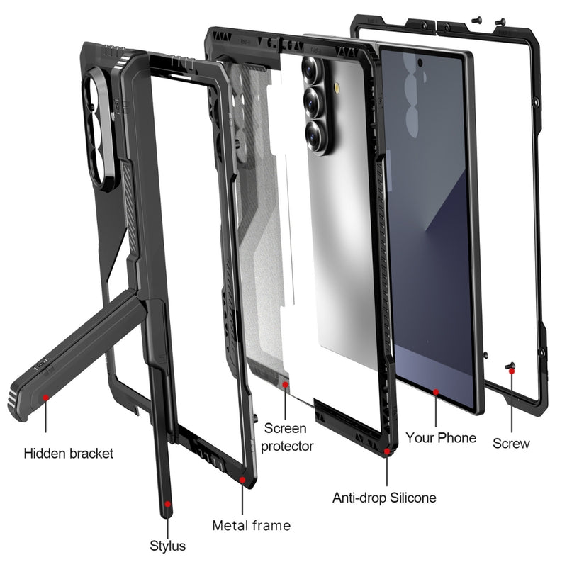 Cargue la imagen en el visor de la galería, Samsung Galaxy Z Fold7 5G - Drop Proof Dustproof Metal Phone Case - Polar Tech Australia
