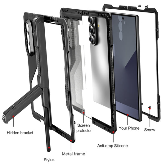 Samsung Galaxy Z Fold7 5G - Drop Proof Dustproof Metal Phone Case - Polar Tech Australia
