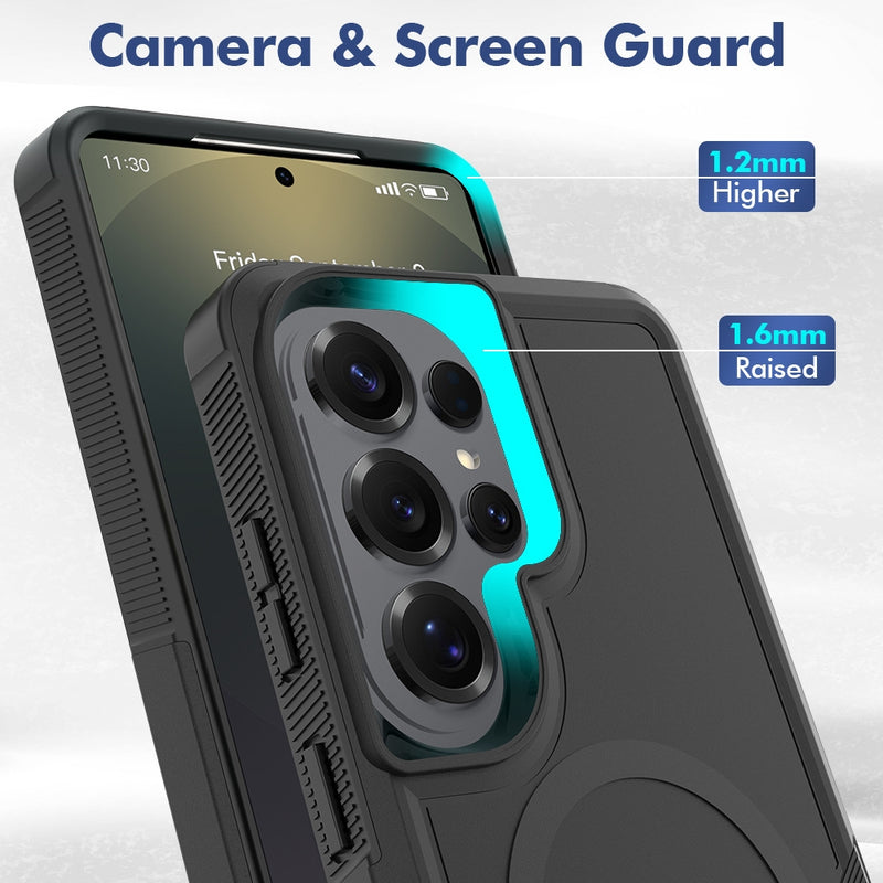 Cargue la imagen en el visor de la galería, Samsung Galaxy S26 / S26 Plus / S26 Ultra - PC + TPU 2-in-1 Magnetic Shockproof Protective Case