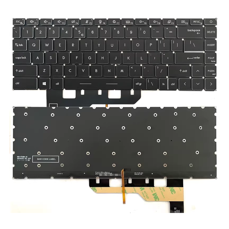 Load image into Gallery viewer, MSI Summit B14 B15 A11M A11MT A11MOT Series - Laptop Keyboard With Backlit US layout