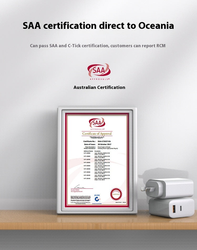 Load image into Gallery viewer, 65W Max PD USB-C Port iPhone 16 MacBook Laptop Wall Travelling Charger Adapter - (SAA Approved/AU Plug) - Polar Tech Australia