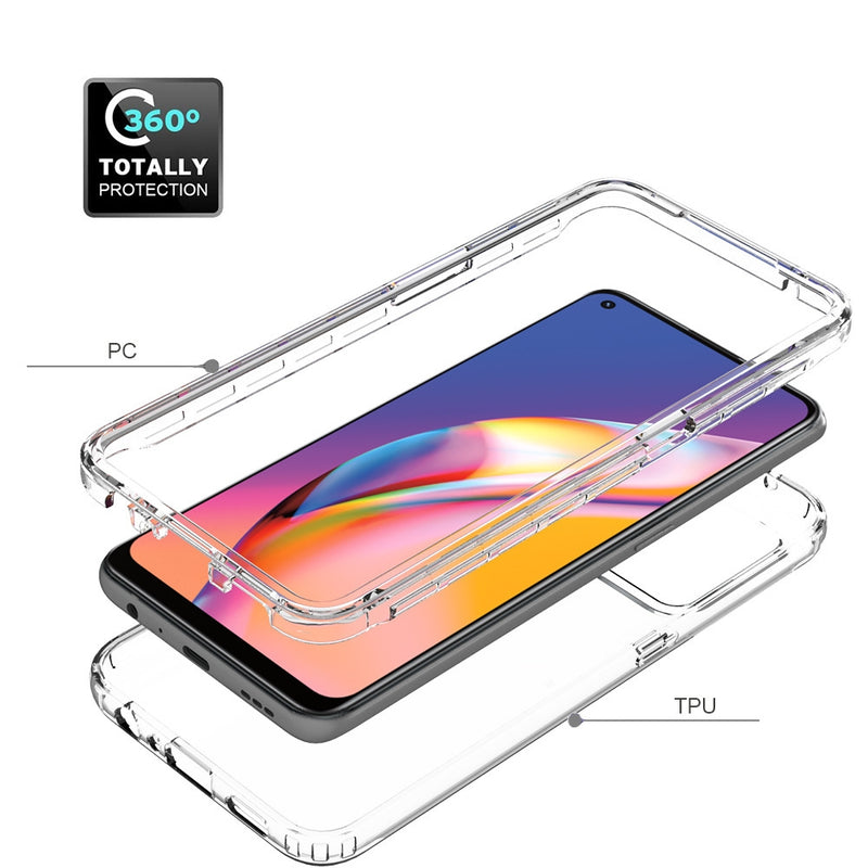 Load image into Gallery viewer, OPPO A94 4G (CPH2203) - Transparent TPU + PC Anti-Drop Phone Case - Polar Tech Australia