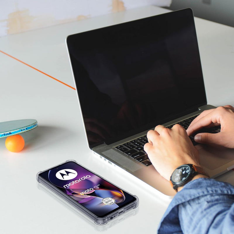 Load image into Gallery viewer, Motorola Moto G54 - AirPillow Cushion Transparent Soft Clear TPU Four Corners Protective Case - Polar Tech Australia