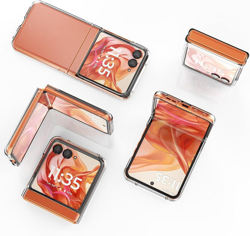 Load image into Gallery viewer, Motorola Moto Razr 50 - AirPillow Cushion Transparent Soft Clear TPU Case - Polar Tech Australia