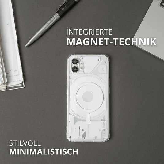 Nothing Phone 2 - AirPillow Cushion Transparent Soft Clear TPU Four Corners Protective Case - Polar Tech Australia