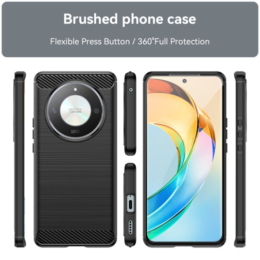 Honor Magic6 Lite (ALI-NX3) - Carbon Fiber Brushed Texture TPU Phone Case - Polar Tech Australia