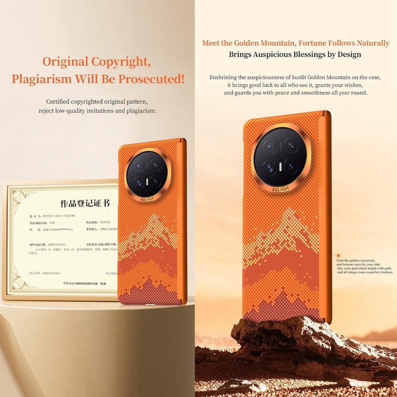 Chargez l'image dans la visionneuse de la galerie, Honor Magic V6 - Kevlar Pixel Grid Texture Magnetic Phone Case