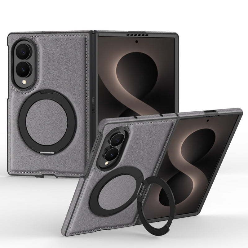 Load image into Gallery viewer, Samsung Galaxy Z Fold8 5G - Magnetic Leather Case with 360° Rotating Foldable Stand