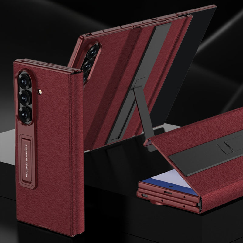 Load image into Gallery viewer, Samsung Galaxy Z TriFold - Business Flip Leather Cover with Integrated Screen Protector and Stand