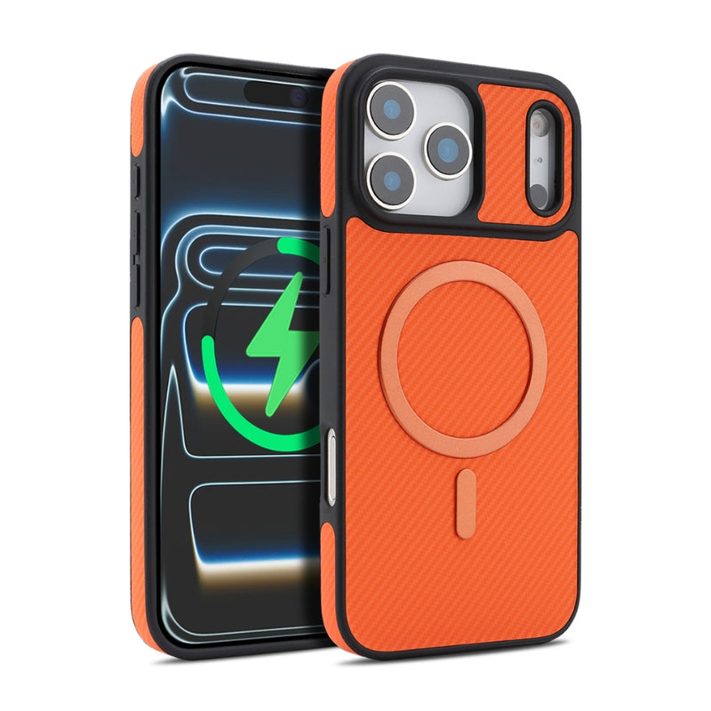 Load image into Gallery viewer, Apple iPhone 18 Pro - Kalebol Carbon Fiber MagSafe Phone Case