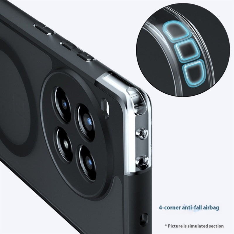 Load image into Gallery viewer, OnePlus 12 - Flexible Silicone + Transparent Hard Acrylic Shockproof Case - Polar Tech Australia